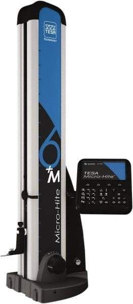 TESA Brown & Sharpe - 14" Electronic Height Gage - 0.001, 0.0001, 0.00001" Resolution, Accurate to 0.00007", Hybrid Touch Screen and Touch Pad Display, USB, RS-232 Data Output - Exact Tool & Supply