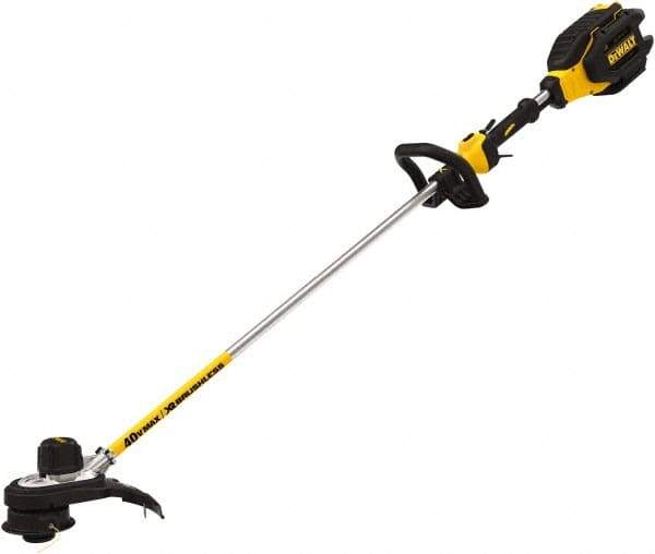 DeWALT - Battery String Trimmer - 15" Cutting Width, 40 Volts - Exact Tool & Supply