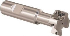 Seco - 24.6mm Cutting Diam 9.83mm Cutting Width, 4 Cutter Inserts, 3/4" Shank Diam, Indexable T-Slot Cutter - Insert Style SPMX 07.., 90mm OAL, 2 Flutes - Exact Tool & Supply