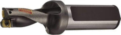 Sandvik Coromant - 1.444" Max Drill Depth, 2xD, 0.656" Diam, Indexable Insert Drill - 2 Inserts, 3/4" Shank Diam, Flange Shank - Exact Tool & Supply