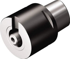 Sandvik Coromant - C8;80 System Size, Modular Tool Holding System Adapter - 65mm Projection, 80mm Body Diam, 113mm OAL, Through Coolant - Exact Tool & Supply