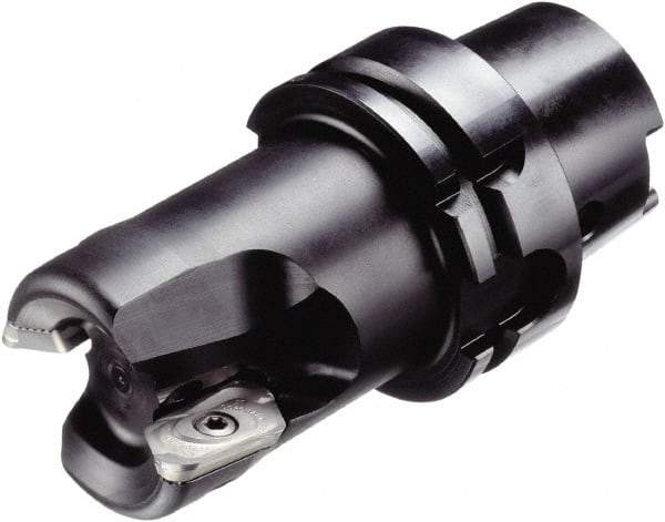 Sandvik Coromant - 3 Inserts, 50mm Cut Diam, 63mm Arbor Diam, 12mm Max Depth of Cut, Indexable Square-Shoulder Face Mill - 90° Lead Angle, 104mm High, R790-1604.. Insert Compatibility, Through Coolant, Series CoroMill 790 - Exact Tool & Supply