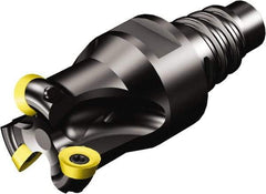 Sandvik Coromant - 32mm Cutting Diam, 5mm Max Depth of Cut, E25 Modular Connection, Indexable Copy End Mill - Screw Holding Method, R300-1032.. Insert Style, R300..EH Toolholder, Through Coolant - Exact Tool & Supply