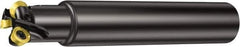 Sandvik Coromant - 32mm Cutting Diam, 5mm Max Depth of Cut, 32mm Diam Cylindrical Shank, Indexable Copy End Mill - Screw Holding Method, 600-1045 Insert Style, 600..Axx Toolholder, Through Coolant - Exact Tool & Supply