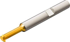 Sandvik Coromant - 12 to 24 TPI, 1mm to 2mm Pitch, Single Profile Thread Mill - 0.3071" Cut Diam, 3 Flute, 0.1969" Neck Diam, 63/64" Neck Length, 2.6772" OAL, TiAlN+TiN Finish - Exact Tool & Supply