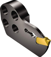 Sandvik Coromant - QD-NE-0200-0002-CM Insert, 9mm Head Length, Modular Grooving Cutting Unit Head - Left Hand Cut, System Size 25, Through Coolant, Series CoroCut QD Head for Grooving - Exact Tool & Supply