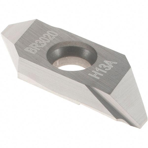 Sandvik Coromant - MABR3020 Grade H13A Carbide Turning Insert - Uncoated, Parallelogram, 1/8" Thick, 0.2mm Corner Radius - Exact Tool & Supply