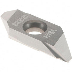 Sandvik Coromant - MABR3020 Grade H13A Carbide Turning Insert - Uncoated, Parallelogram, 1/8" Thick, 0.2mm Corner Radius - Exact Tool & Supply