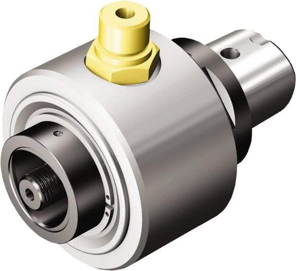 Sandvik Coromant - C6;C5 System Size, Modular Tool Holding System Adapter - 95mm Projection, 50mm Body Diam, 133mm OAL, Through Coolant - Exact Tool & Supply