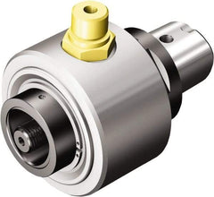 Sandvik Coromant - C6;C5 System Size, Modular Tool Holding System Adapter - 95mm Projection, 50mm Body Diam, 133mm OAL, Through Coolant - Exact Tool & Supply