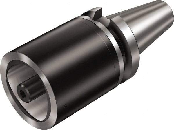 Sandvik Coromant - BT40;C6 System Size, BT40 Taper, Modular Tool Holding System Adapter - 75mm Projection, 63mm Body Diam, 143.4mm OAL, Through Coolant - Exact Tool & Supply