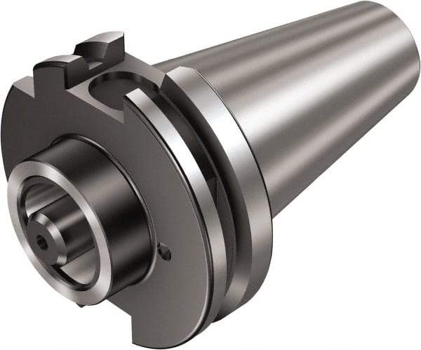 Sandvik Coromant - C4 System Size, ISO40 Taper, Modular Tool Holding System Adapter - 40mm Projection, 40mm Body Diam, 108.4mm OAL, Through Coolant - Exact Tool & Supply