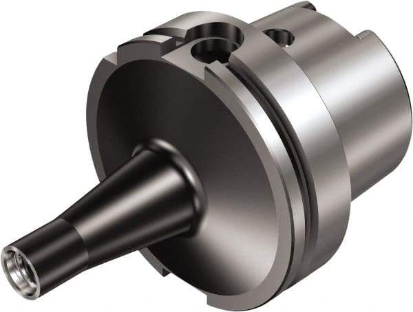 Sandvik Coromant - HSK63 Taper Shank 11.6mm Hole End Mill Holder/Adapter - 11.6mm Nose Diam, 68mm Projection, Through-Spindle Coolant - Exact Tool & Supply