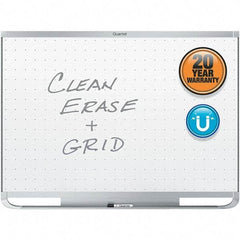 Quartet - 36" High x 48" Wide Magnetic Dry Erase Board - Aluminum Frame, Includes Accessory Tray, Dry-Erase Marker & Mounting Hardware - Exact Tool & Supply