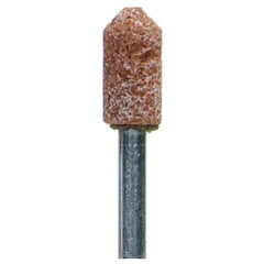 1/4″ × 1/2″ 1/8″ Spindle Gemini Mounted Point B54 60 Grit Aluminum Oxide - Exact Tool & Supply
