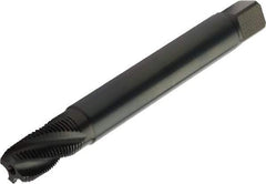 Sandvik Coromant - 1/16-27 NPT 3 Flute Spiral Flute Tap - High Speed Steel, Steam Tempered Finish, 80mm OAL, Right Hand Thread, Series CoroTap 300 - Exact Tool & Supply