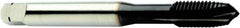 Sandvik Coromant - M24x3.00 Metric, 4 Flute, TiAlN Finish, Powdered Metal Spiral Point Tap - Plug Chamfer, Right Hand Thread, 160mm OAL, 38mm Thread Length, 18mm Shank Diam, 6HX Class of Fit, Series CoroTap 200 - Exact Tool & Supply