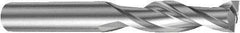 Sandvik Coromant - 8mm, 32mm LOC, 8mm Shank Diam, 79mm OAL, 2 Flute, Solid Carbide Square End Mill - Single End, Uncoated, Spiral Flute, 25° Helix, Right Hand Cut, Right Hand Flute, Series CoroMill Plura - Exact Tool & Supply