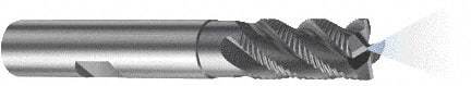 Sandvik Coromant - 10mm, 4 Flute, Solid Carbide, 0.4mm Corner Chamfer End Mill - 72mm OAL, 40° Helix, Right Hand Flute, 22mm LOC, Right Hand Cut - Exact Tool & Supply