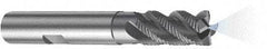 Sandvik Coromant - 12mm, 26mm LOC, 12mm Shank Diam, 83mm OAL, 4 Flute, Solid Carbide Square End Mill - Single End, TiAlN Finish, Spiral Flute, 40° Helix, Right Hand Cut, Right Hand Flute, Series CoroMill Plura - Exact Tool & Supply