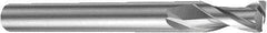 Sandvik Coromant - 8mm, 13mm LOC, 7.8mm Shank Diam, 100mm OAL, 2 Flute, Solid Carbide Square End Mill - Single End, Uncoated, Spiral Flute, 30° Helix, Right Hand Cut, Right Hand Flute, Series CoroMill Plura - Exact Tool & Supply
