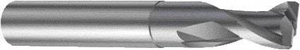 Sandvik Coromant - 3mm, 2 Flute, Solid Carbide, 0.5mm Corner Chamfer End Mill - 57mm OAL, 30° Helix, Right Hand Flute, 3mm LOC, Right Hand Cut - Exact Tool & Supply