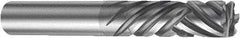 Sandvik Coromant - 12mm, 38mm LOC, 12mm Shank Diam, 100mm OAL, 6 Flute, Solid Carbide Square End Mill - Single End, TiAlN Finish, Spiral Flute, 30° Helix, Right Hand Cut, Right Hand/Left Hand Flute, Series CoroMill Plura - Exact Tool & Supply