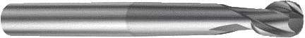 Sandvik Coromant - 16mm Diam, 15mm LOC, 2 Flute Solid Carbide Ball End Mill - 150mm OAL, 16mm Shank Diam, Ball Flute - Exact Tool & Supply