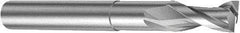 Sandvik Coromant - 3mm, 4mm LOC, 3mm Shank Diam, 38mm OAL, 2 Flute, Solid Carbide Square End Mill - Single End, Uncoated, Spiral Flute, 25° Helix, Right Hand Cut, Right Hand Flute, Series CoroMill Plura - Exact Tool & Supply