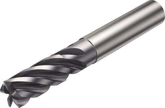 Sandvik Coromant - 12mm, 5 Flute, Single End, Solid Carbide, Corner Chamfer End Mill - 83mm OAL, Right Hand Flute, 26mm LOC, Right Hand Cut - Exact Tool & Supply