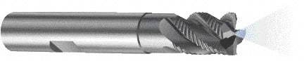 Sandvik Coromant - 6mm, 4 Flute, Solid Carbide, 0.35mm Corner Chamfer End Mill - 54mm OAL, 40° Helix, Right Hand Flute, 7mm LOC, Right Hand Cut - Exact Tool & Supply