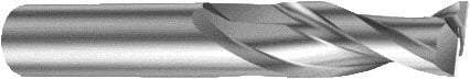 Sandvik Coromant - 12mm, 22mm LOC, 12mm Shank Diam, 83mm OAL, 2 Flute, Solid Carbide Square End Mill - Single End, Uncoated, Spiral Flute, 30° Helix, Right Hand Cut, Right Hand Flute, Series CoroMill Plura - Exact Tool & Supply