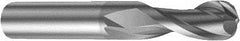 Sandvik Coromant - 4mm Diam, 5mm LOC, 2 Flute Solid Carbide Ball End Mill - 57mm OAL, 6mm Shank Diam, Ball Flute - Exact Tool & Supply