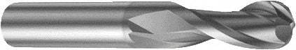 Sandvik Coromant - 5mm Diam, 6mm LOC, Solid Carbide Ball End Mill - 57mm OAL, 6mm Shank Diam, Ball Flute - Exact Tool & Supply