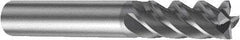 Sandvik Coromant - 3mm, 8mm LOC, 6mm Shank Diam, 57mm OAL, 4 Flute, Solid Carbide Square End Mill - Single End, TiAlN Finish, Spiral Flute, 45° Helix, Right Hand Cut, Right Hand Flute, Series CoroMill Plura - Exact Tool & Supply