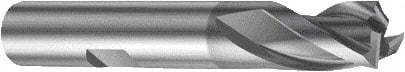 Sandvik Coromant - 2mm, 3.5mm LOC, 6mm Shank Diam, 50mm OAL, 3 Flute, Solid Carbide Square End Mill - AlCrN Finish, 30° Helix, Centercutting, Right Hand Cut, Right Hand Flute, Series CoroMill Plura - Exact Tool & Supply