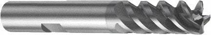 Sandvik Coromant - 8mm, 4 Flute, Solid Carbide, 2mm Corner Chamfer End Mill - 63mm OAL, 50° Helix, Right Hand Flute, 19mm LOC, Right Hand Cut - Exact Tool & Supply