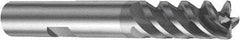 Sandvik Coromant - 8mm, 4 Flute, Solid Carbide, 2mm Corner Chamfer End Mill - 63mm OAL, 50° Helix, Right Hand Flute, 19mm LOC, Right Hand Cut - Exact Tool & Supply