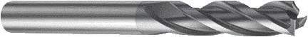 Sandvik Coromant - 6mm, 22mm LOC, 6mm Shank Diam, 65mm OAL, 3 Flute, Solid Carbide Square End Mill - Single End, TiAlN Finish, Spiral Flute, 30° Helix, Right Hand Cut, Right Hand Flute, Series CoroMill Plura - Exact Tool & Supply