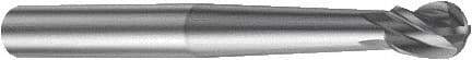 Sandvik Coromant - 16mm Diam, 15mm LOC, Solid Carbide Ball End Mill - 150mm OAL, 16mm Shank Diam, Ball Flute - Exact Tool & Supply