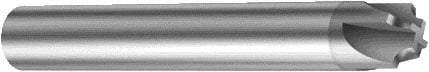 Sandvik Coromant - 4mm Radius, 6mm Mill Diam, 4 Flute Solid Carbide Corner Rounding End Mill - Single End, TiAlN Finish, 14mm Shank Diam - Exact Tool & Supply