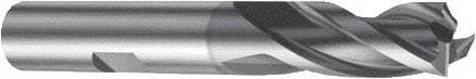 Sandvik Coromant - 16mm, 3 Flute, Solid Carbide, Corner Radius End Mill - 92mm OAL, 30° Helix, Right Hand Flute, 26.5mm LOC, Right Hand Cut - Exact Tool & Supply