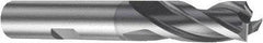 Sandvik Coromant - 16mm, 3 Flute, Solid Carbide, Corner Radius End Mill - 92mm OAL, 30° Helix, Right Hand Flute, 26.5mm LOC, Right Hand Cut - Exact Tool & Supply