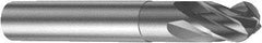 Sandvik Coromant - 6mm Diam, 6mm LOC, 4 Flute Solid Carbide Ball End Mill - 57mm OAL, 6mm Shank Diam, Ball Flute - Exact Tool & Supply