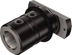 Sandvik Coromant - HSK100 Taper, 02 Modular Connection, 0.7874" Inside Hole Diam, 2.9528" Projection, Drill Adapter - 2.9606" Body Diam, Through Coolant - Exact Tool & Supply