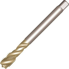 Sandvik Coromant - M16x2.00 M 4 Flute 6H Spiral Flute Tap - High Speed Steel, Fe Finish, 110mm OAL, Right Hand Thread, Series CoroTap 300 - Exact Tool & Supply