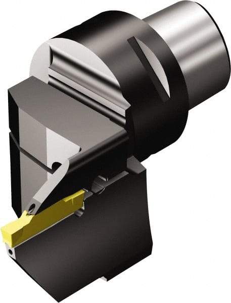 Sandvik Coromant - N123K2-0600-0004-TF Insert, Modular Grooving Blade Holder Head - Left Hand Cut, System Size C5, Through Coolant, Series CoroCut 1-2 - Exact Tool & Supply
