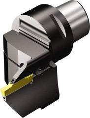 Sandvik Coromant - N123K2-0600-0004-TF Insert, Modular Grooving Blade Holder Head - Left Hand Cut, System Size C5, Through Coolant, Series CoroCut 1-2 - Exact Tool & Supply