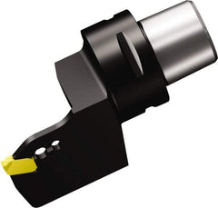 Sandvik Coromant - QD-NH-0400-0002-CM Insert, 70mm Head Length, Modular Grooving Cutting Unit Head - Left Hand Cut, System Size C5, Through Coolant, Series CoroCut QA Cutting Unit for Parting & Grooving - Exact Tool & Supply