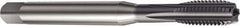 Sandvik Coromant - 3/8-24 UNF 2BX 5 Flute TiAlN Finish High Speed Steel Straight Flute Machine Tap - Right Hand Thread, 90mm OAL, 20.6mm Thread Length - Exact Tool & Supply